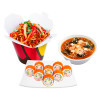 Ланч «Каліфорнія» з Кімчі супом і Wok китайською (З 11:00 до 16:00) SushiWok